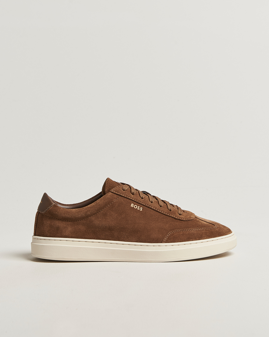 Herre | Sneakers | BOSS BLACK | Kieran Suede Sneaker Medium Beige