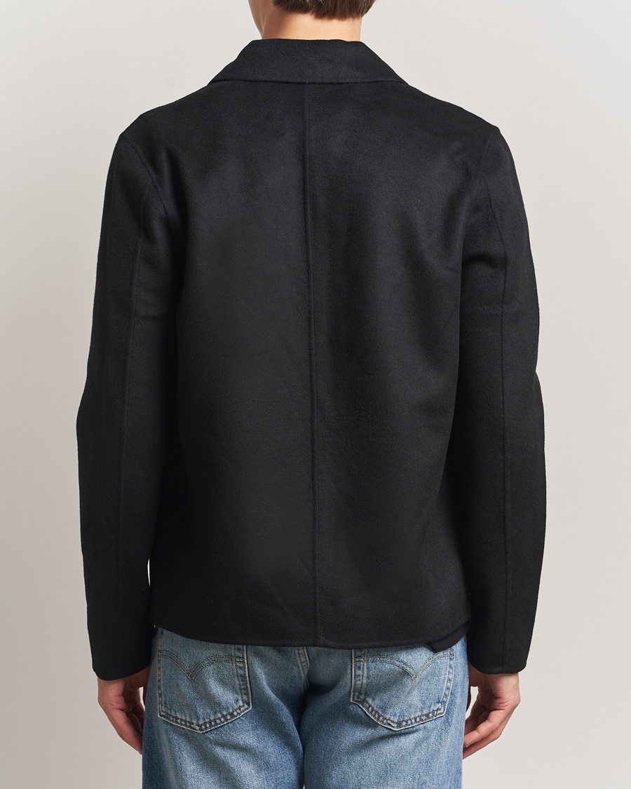 Herre | Jakker | Samsøe Samsøe | Sapaulo Wool Full Zip Shirt Jacket Black
