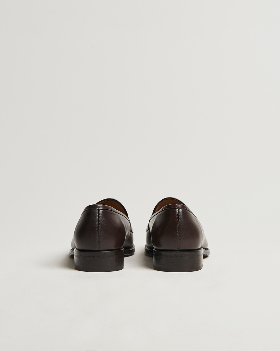 Herre | Loafers | Oscar Jacobson | Penny Loafers Dark Mud Brown