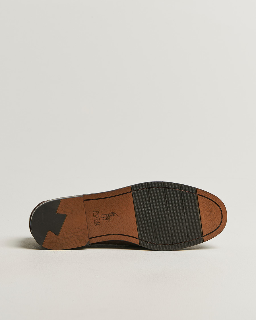 Herre | Loafers | Polo Ralph Lauren | Alston Suede Penny Loafers Dark Brown