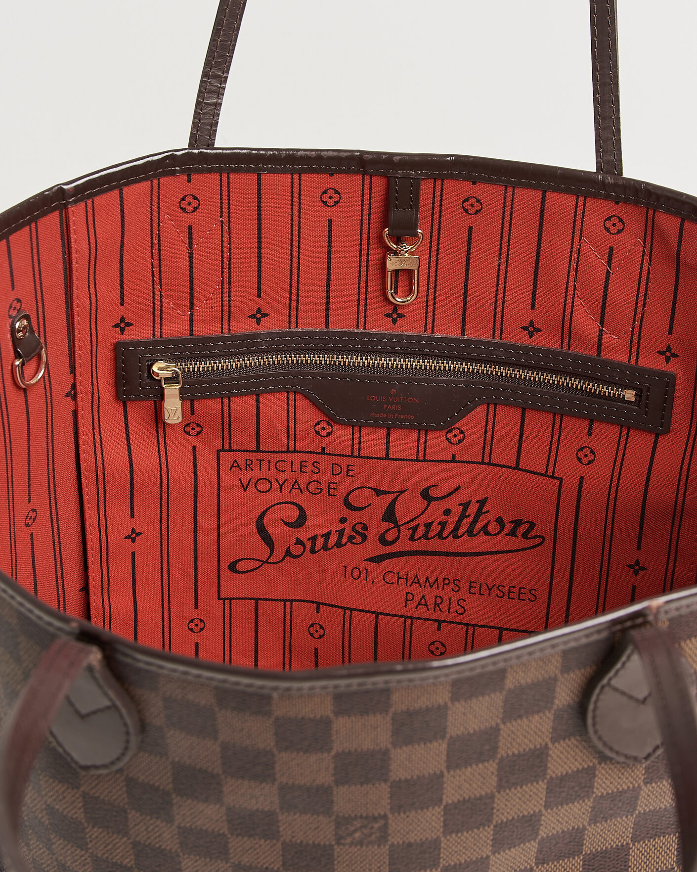 Herre | Pre-Owned & Vintage Bags | Louis Vuitton Pre-Owned | Neverfull MM Damier Ebene