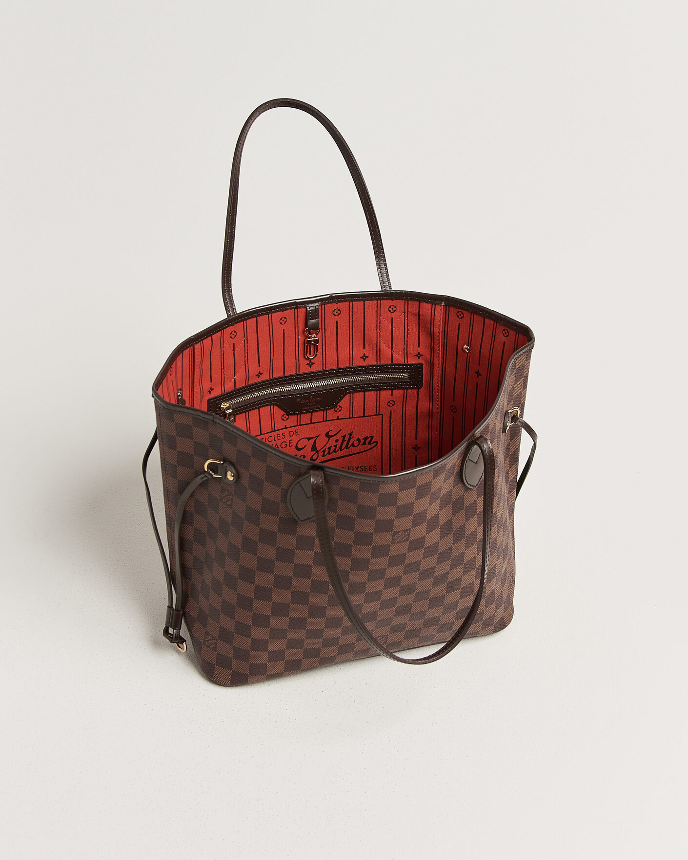 Herre | Pre-Owned & Vintage Bags | Louis Vuitton Pre-Owned | Neverfull MM Damier Ebene