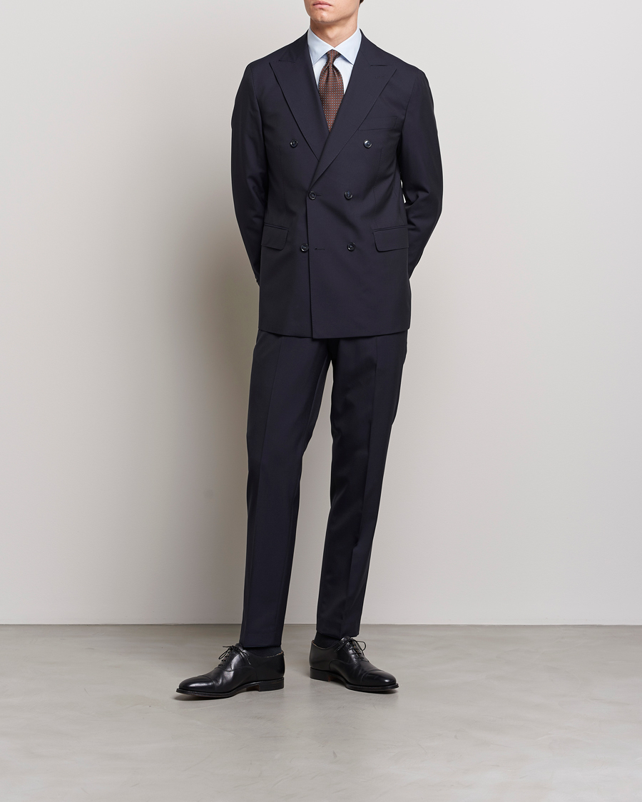 Herre |  | Oscar Jacobson | Farris Wool Suit Navy