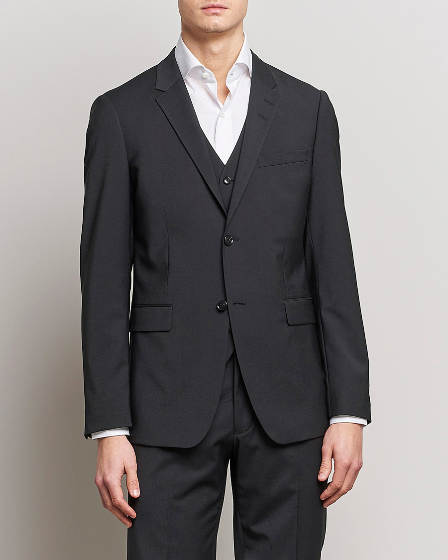 Herre | Jakkesæt | Tiger of Sweden | Jerretts Wool Travel Suit Black