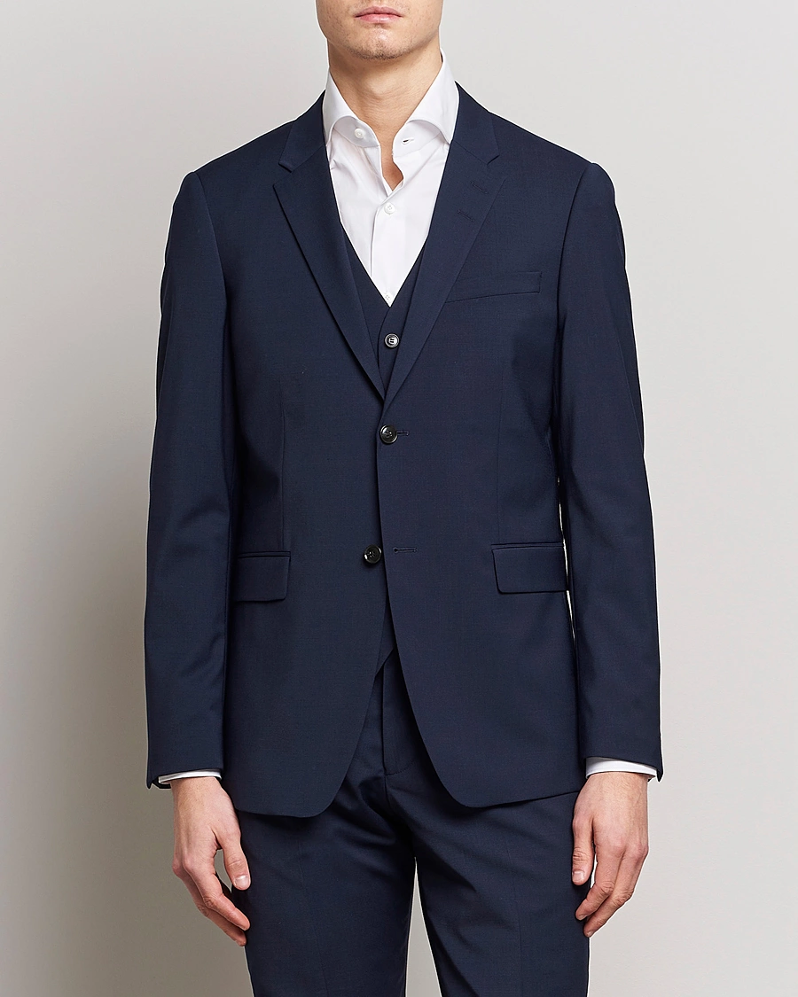 Herre | Jakkesæt | Tiger of Sweden | Jerretts Wool Travel Suit Royal Blue