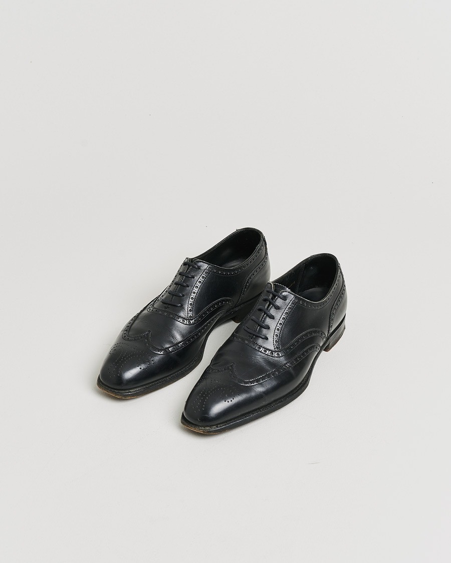 Herre | Pre-owned Sko | Pre-owned | Crockett & Jones Clifford Brogues Black Calf UK7 - EU41