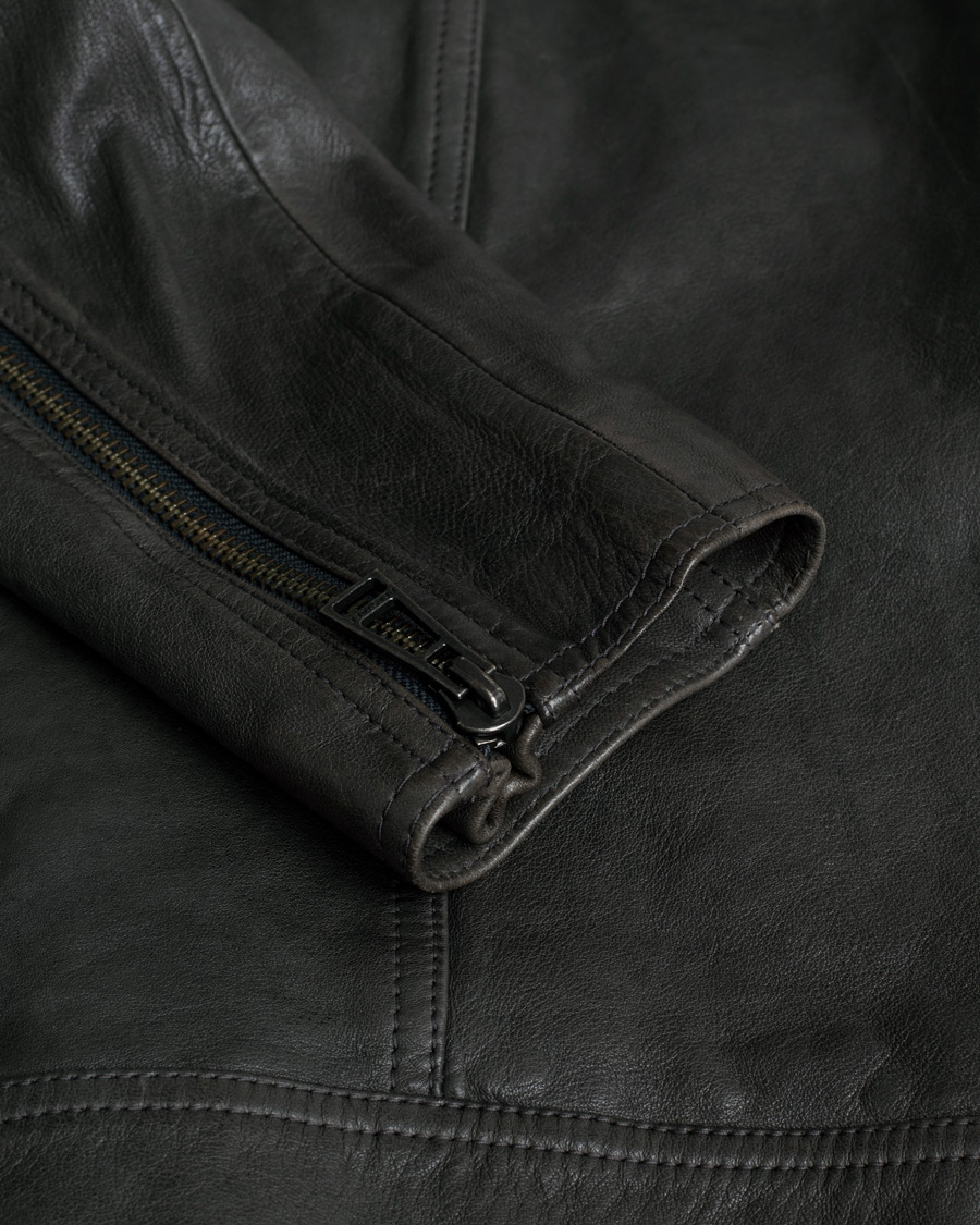 Herre |  | Pre-owned | Belstaff V Racer 2.0 Leather Jacket Dark Grey