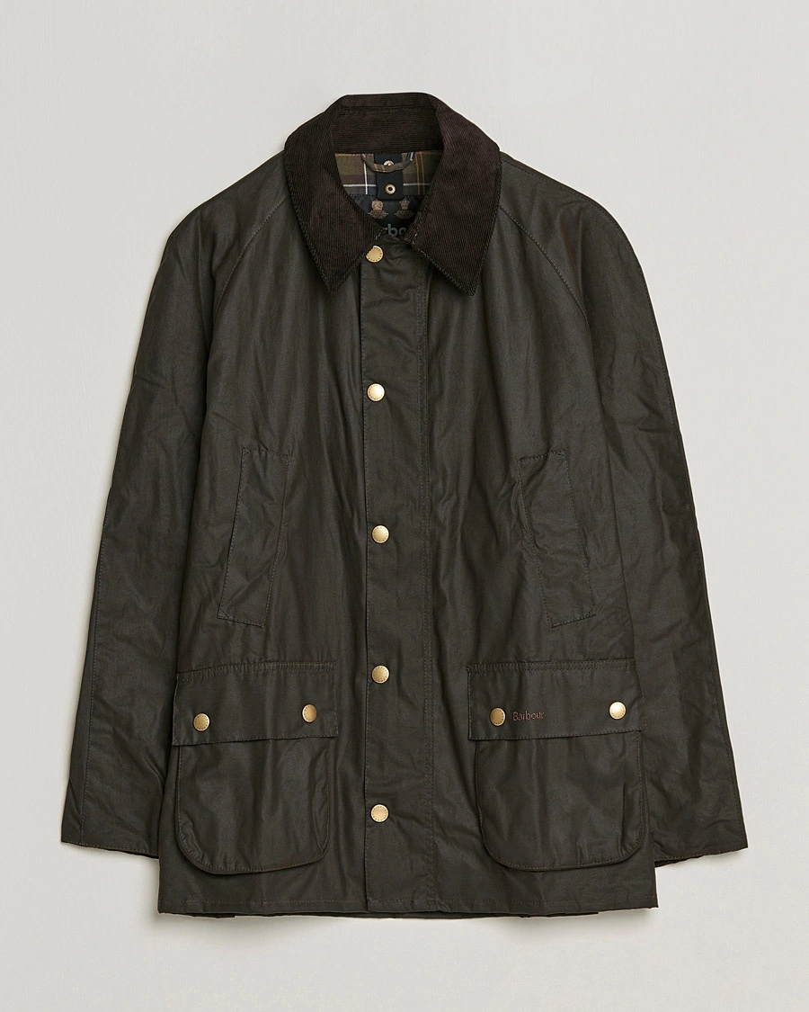 Barbour Lifestyle Ashby Wax Jacket Olive – Grøn