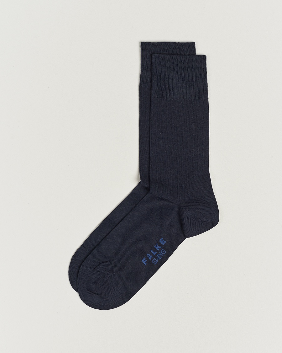 Herre | | Falke | Swing 2-Pack Socks Navy