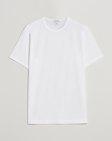  Crew Neck Cotton Tee White