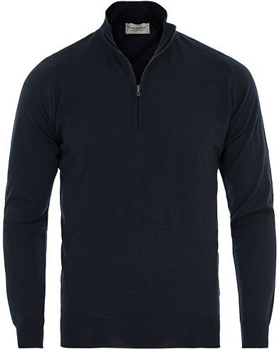  Barrow Extra Fine Merino Half Zip Navy