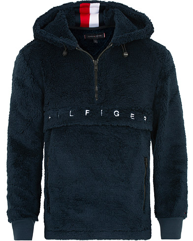 Tommy hilfiger half 2025 zip teddy hoodie