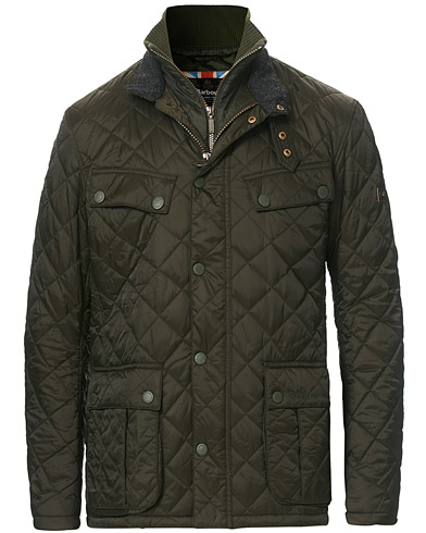 Barbour International Windshield Quilt Jacket Sage CareOfCarl