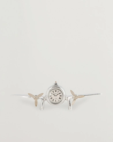 Authentic Models Art Deco Flight Clock Silver