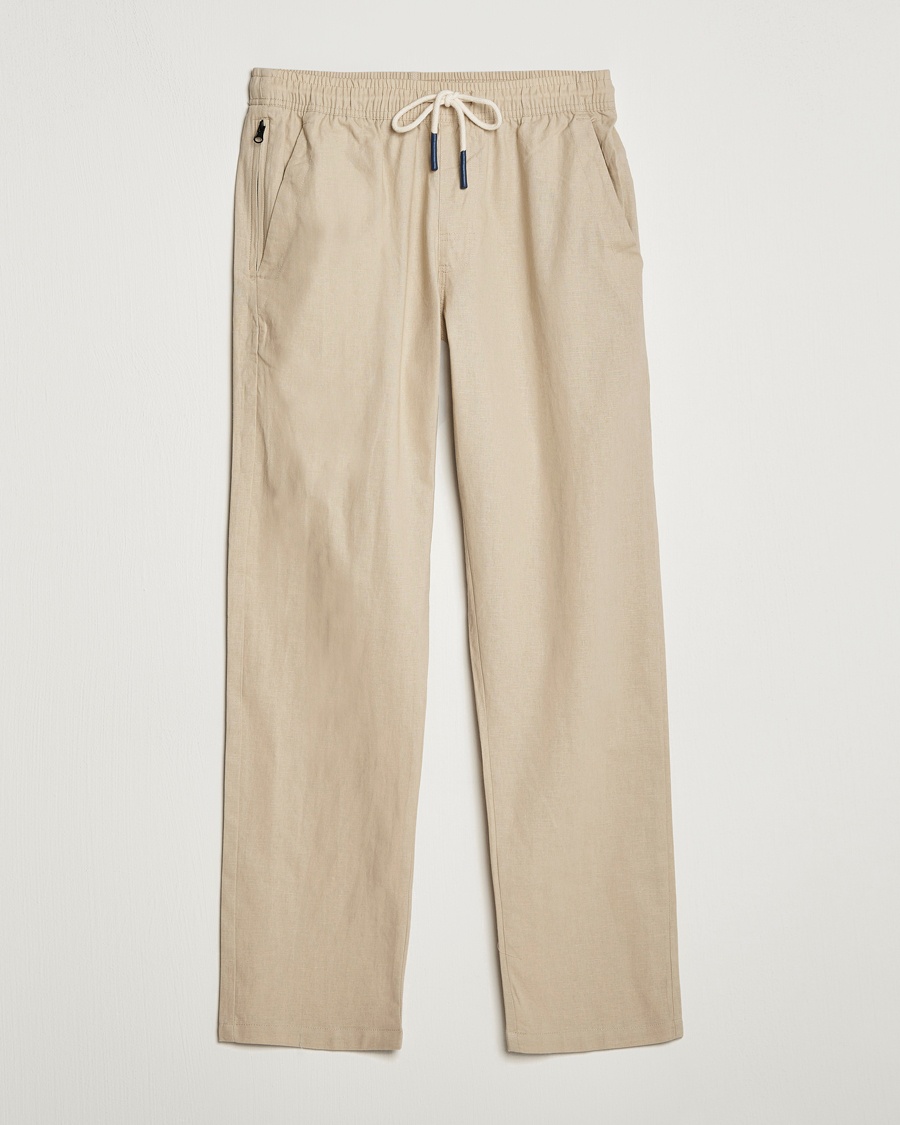 OAS Linen Long Pants Beige – Beige