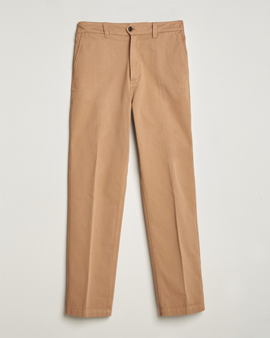  Flat Front Cotton Chino Brown