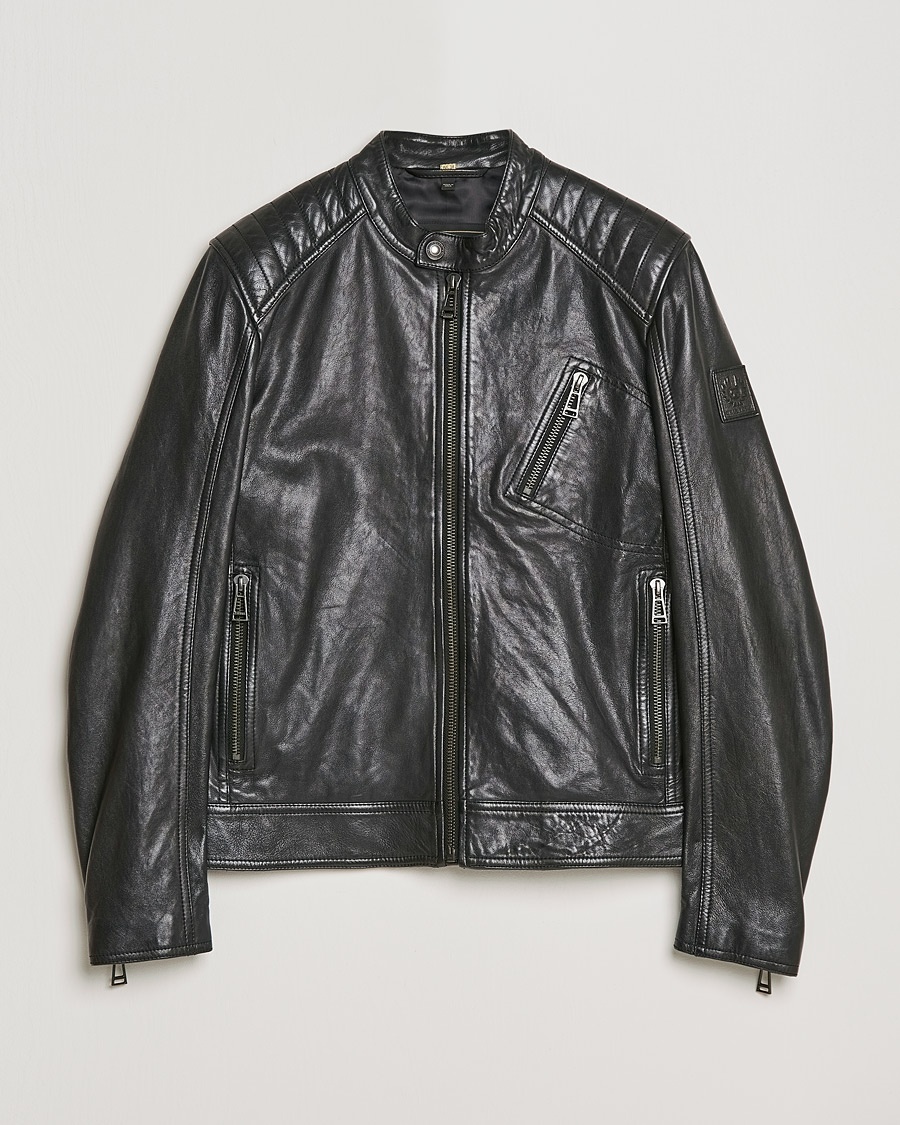 Belstaff V Racer 2.0 Leather Jacket Black – Sort