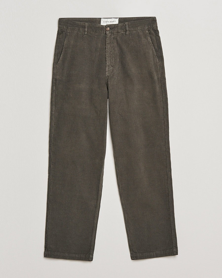 Herre | Udsalg tøj | A Day's March | Redwood Corduroy Trousers Olive