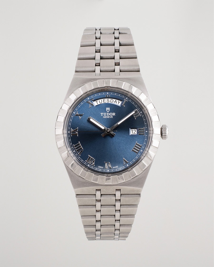 Brugt: | | Tudor Pre-Owned | Royal Date Day 28600-91060 Steel Blue
