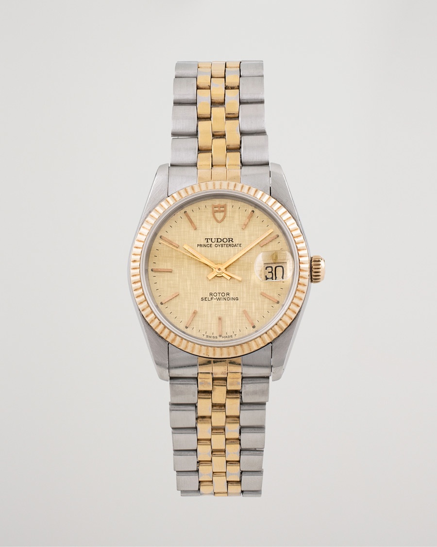 Brugt: | | Tudor Pre-Owned | Prince Oysterdate 74033 Gold Steel Gold