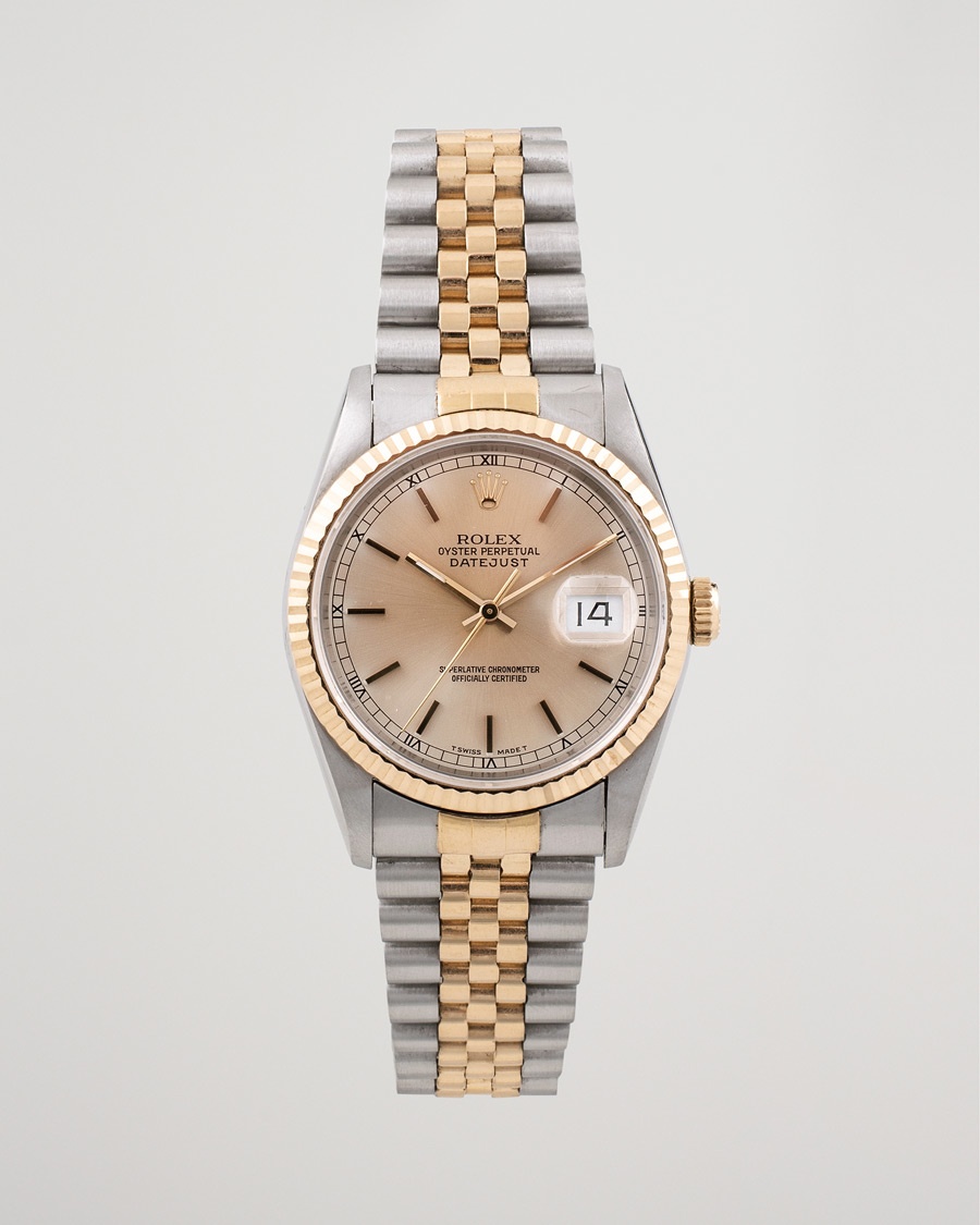 Brugt: | | Rolex Pre-Owned | Datejust 16233 Oyster Perpetual Steel/Gold Gold