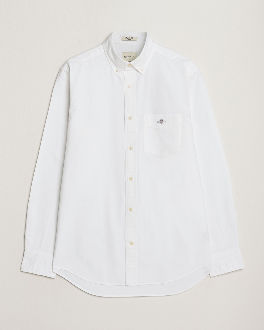 Gant Regular Fit Oxford Shirt White – Hvid