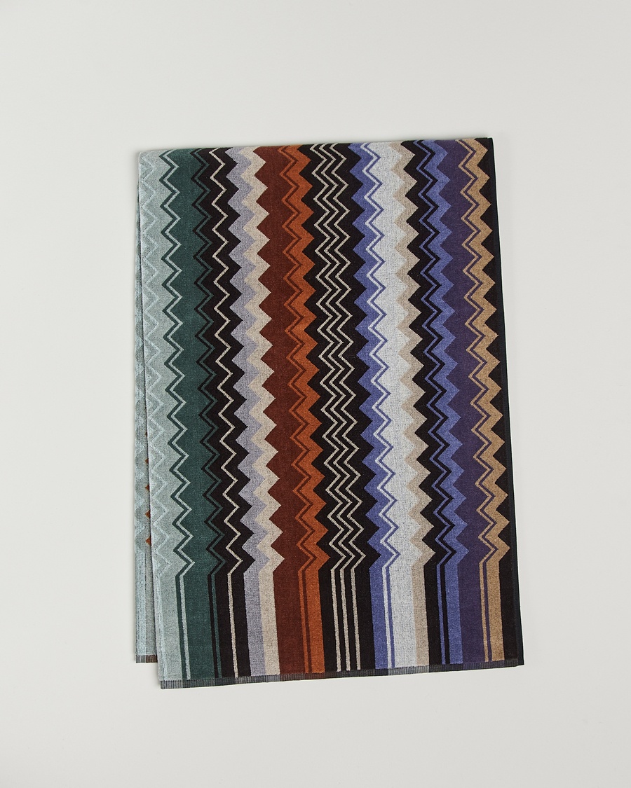 Missoni Home Giacomo Bath Sheet 100x150 cm Verde Multi – Flerfarvet