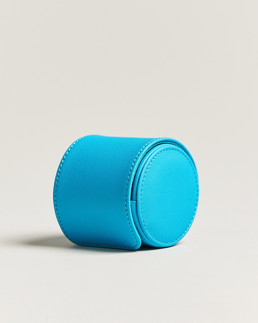 Herre | | WOLF | Single Watch Roll Turquoise