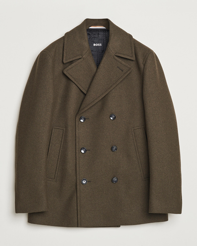  Clay Wool Peacoat Open Green