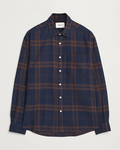  Deon Flannel Shirt Blue/Brown