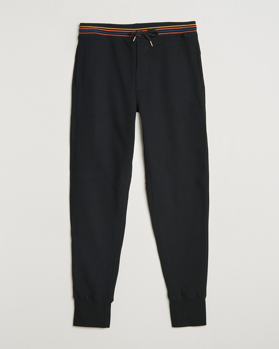 Paul Smith Artist Rib Sweatpants Black – Sort