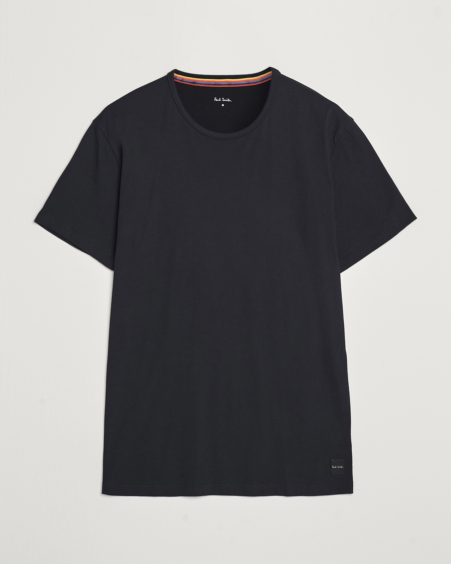 Paul Smith Artist Rib Crew Neck T-Shirt Black – Sort