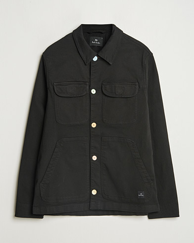  4 Pocket Overshirt Black