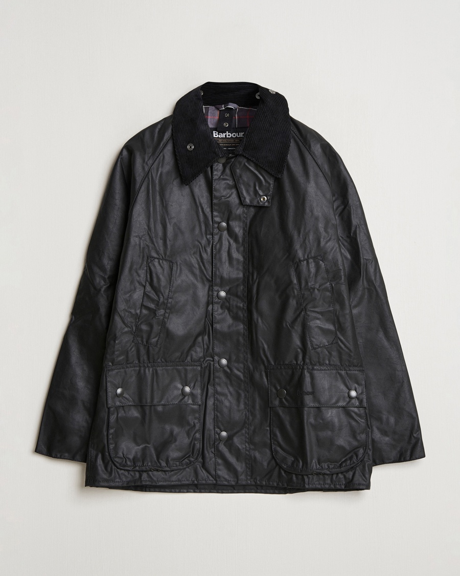 Barbour Lifestyle Bedale Wax Jacket Black – Sort