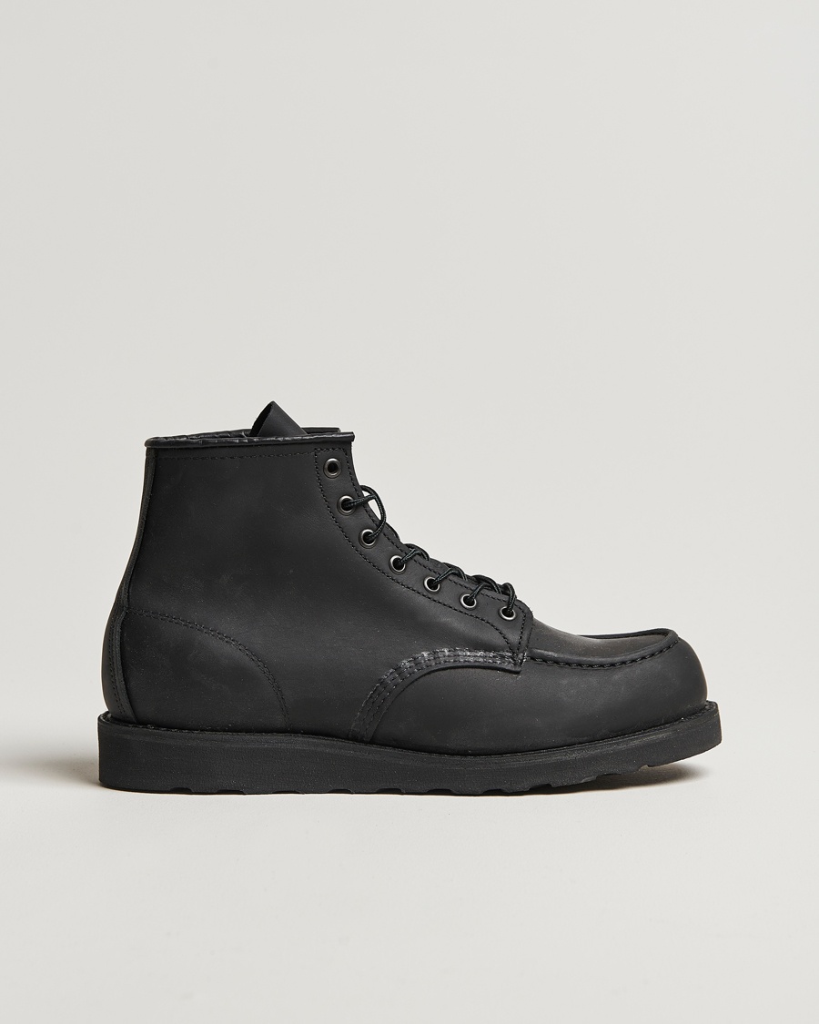 Red Wing Shoes Moc Toe Boot Black Harness – Sort