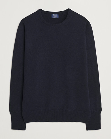  Rob Lambswool Crewneck Navy