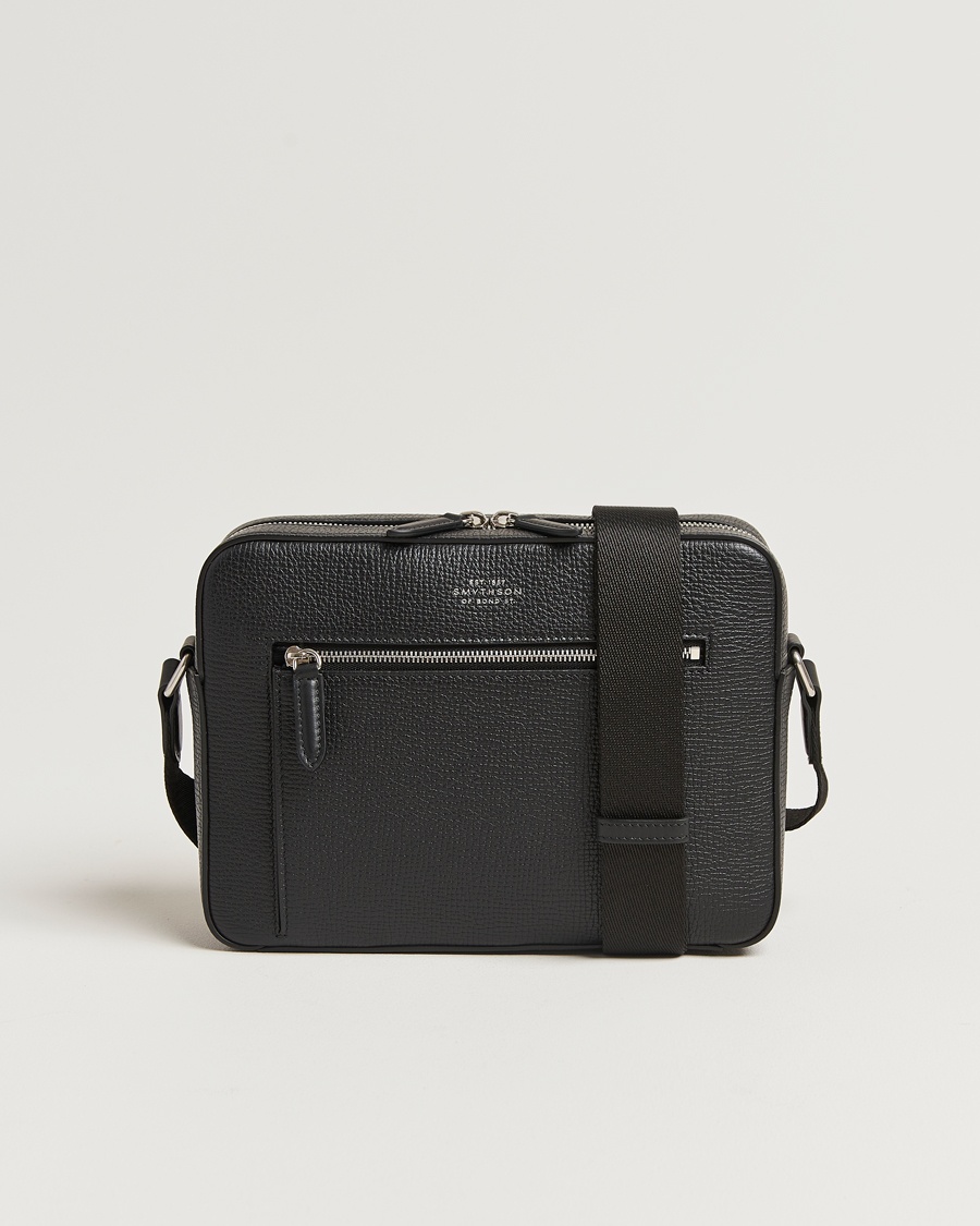 Herre |  | Smythson | Ludlow Zip Crossbody Bag Black