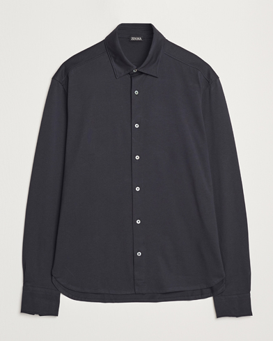  Cotton Jersey Shirt Navy