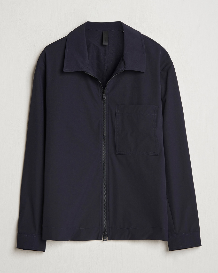 Herre | Udsalg | J.Lindeberg | Jake Zipped Overshirt Navy