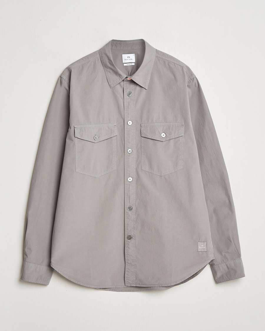 Herre | Shirt Jackets | PS Paul Smith | Casual Fit Overshirt Grey
