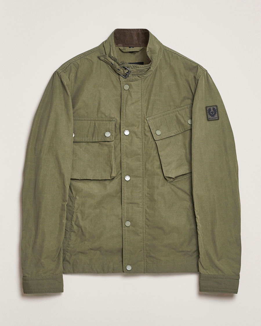 Herre | Casual jakker | Belstaff | Service Racemaster Ripstop Jacket Surplus Green