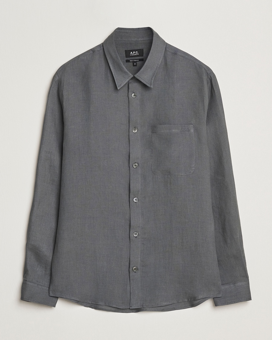  Cassel Linen Shirt Anthracite