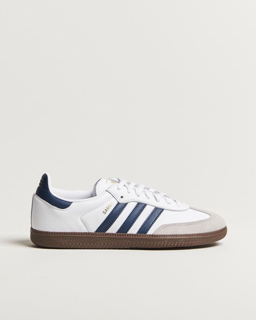 Herre | adidas Originals | adidas Originals | Samba Original Sneaker White/Navy