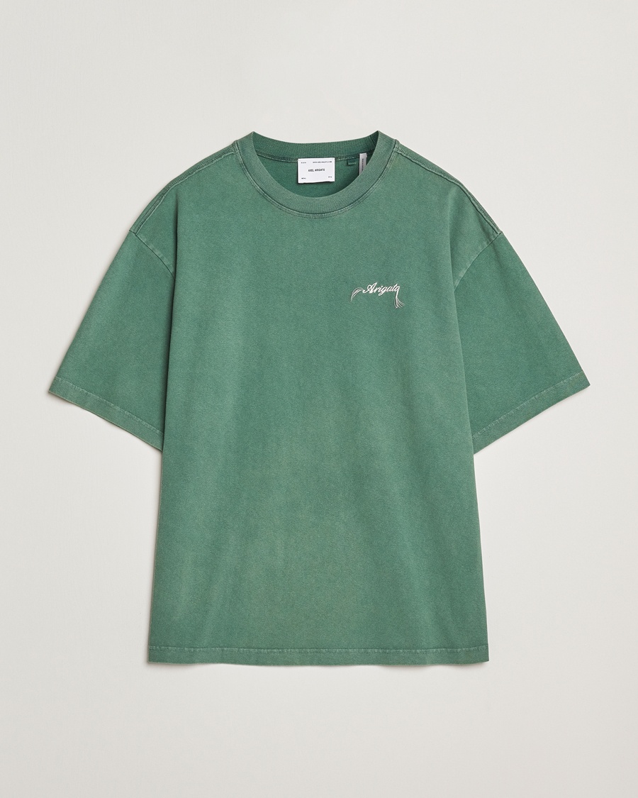 Herre | T-Shirts | Axel Arigato | Honor Washed T-Shirt Green