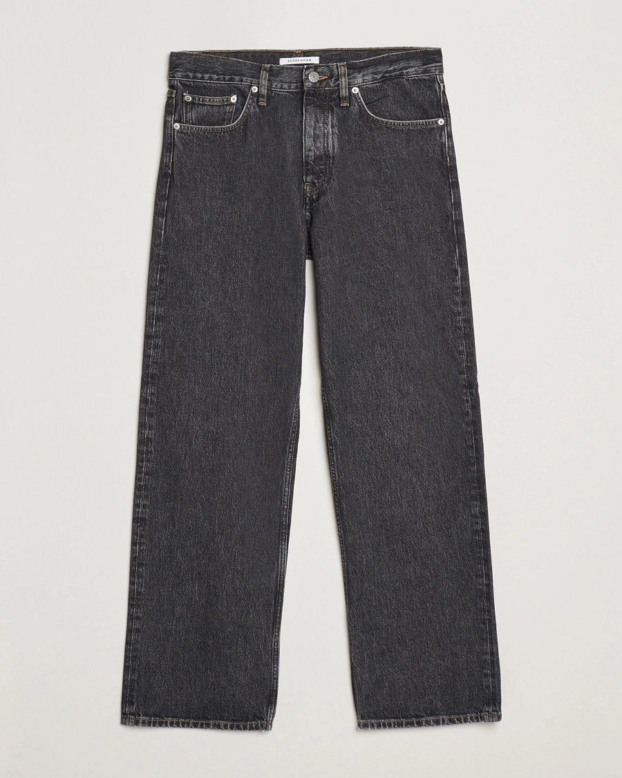 Sunflower Loose Jeans Black Stone – Sort