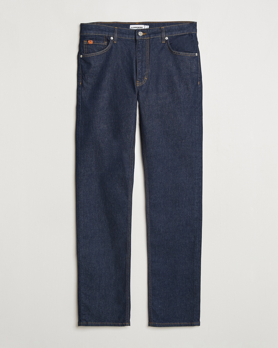 Herre | | J.Lindeberg | Jax Rinsed Slim Jeans Dark Blue