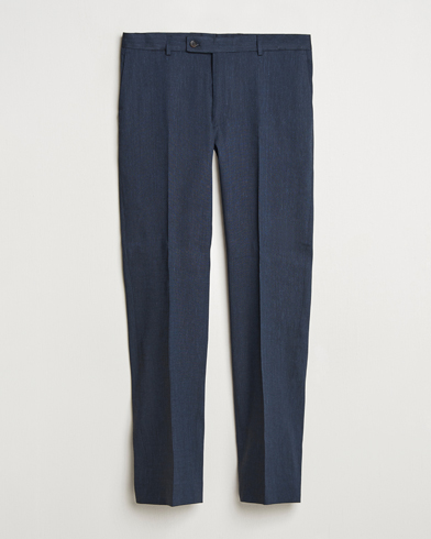 Herre |  | Morris Heritage | Linen Suit Trousers Navy