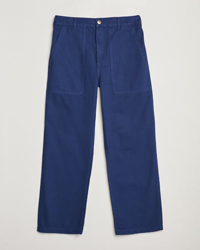  Twill Cotton Pants Dark Blue