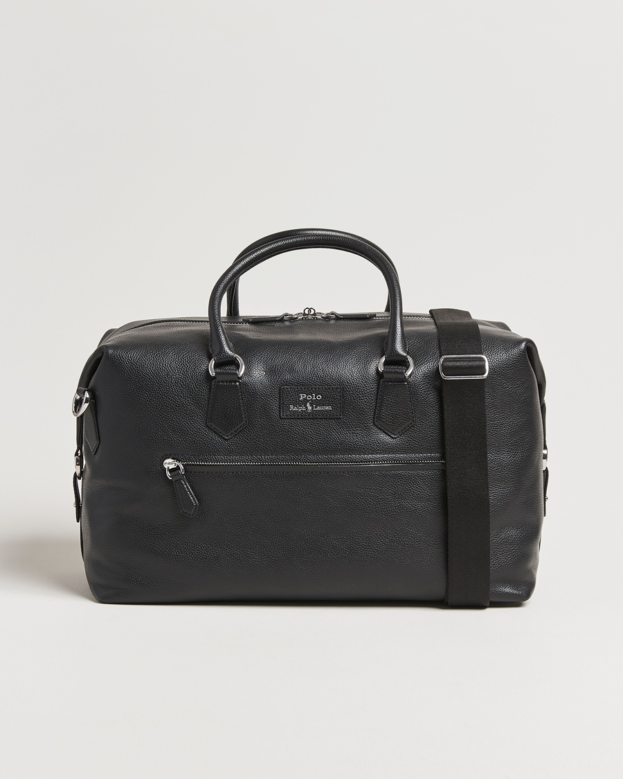 Herre | | Polo Ralph Lauren | Weekendbag Pebble Leather Black