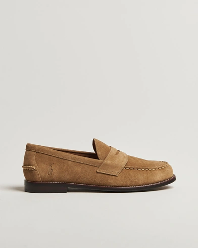  Alston Suede Penny Loafer Desert Tan